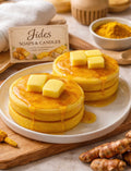 Turmeric Pancakes with Butter