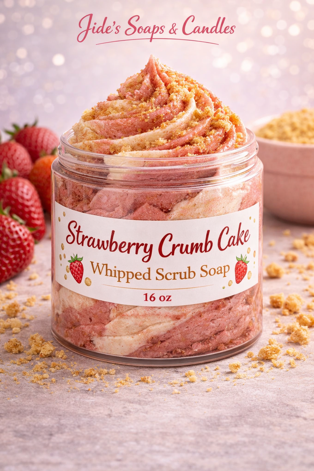 Whipped Scrub - Strawberry Crumb Cake